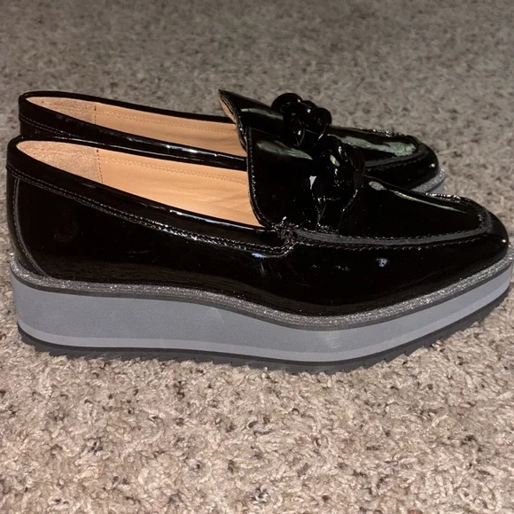Johnston & Murphy -Gracelyn Chain Wedge Loafer size 6.5 - Picture 4 of 8